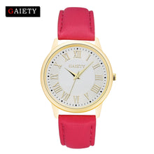 Women Fashion Leather Band Analog Quartz Round Wrist Watch Watches